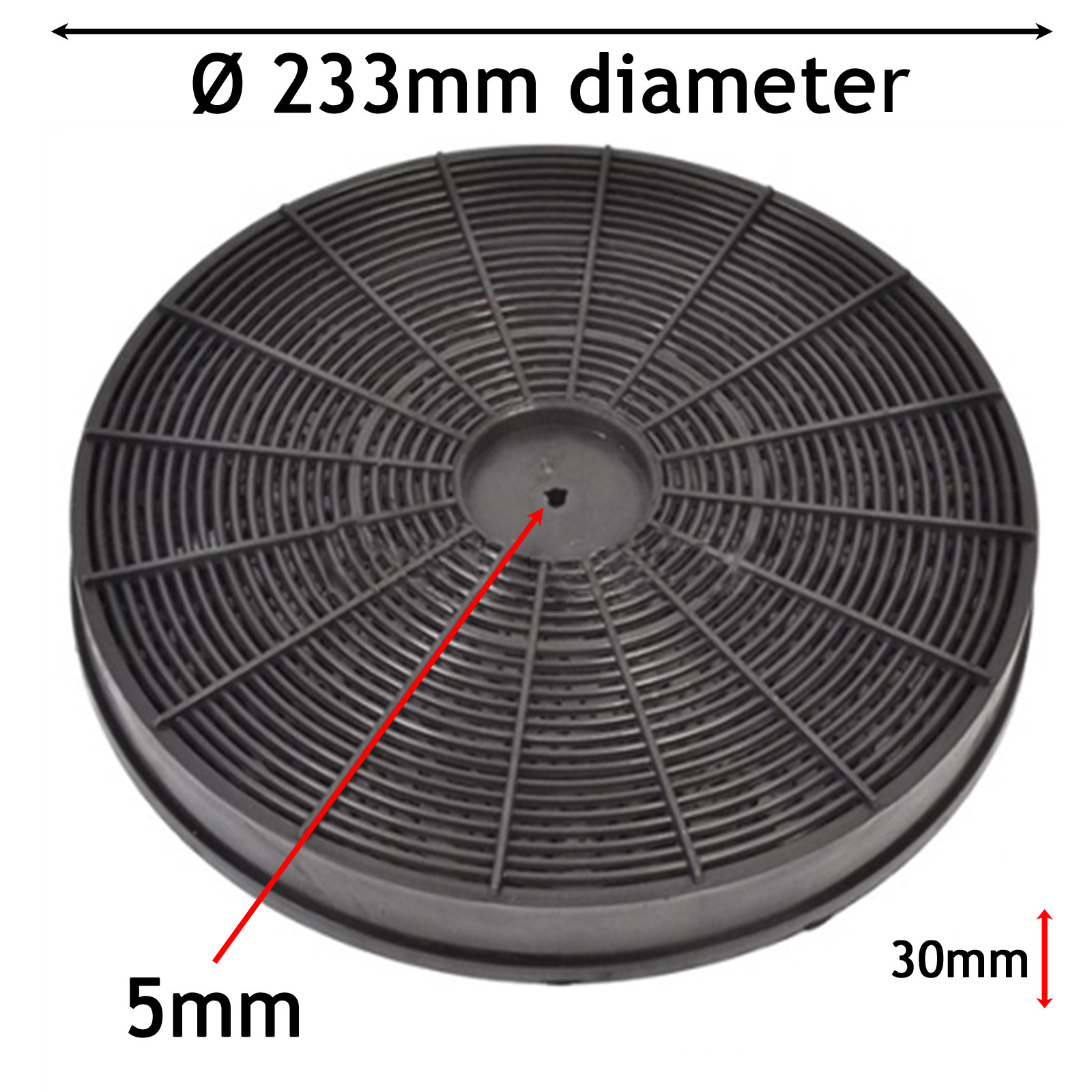 Carbon Charcoal Vent Filter for ARISTON Cooker Hood Extractor Fan EFF54