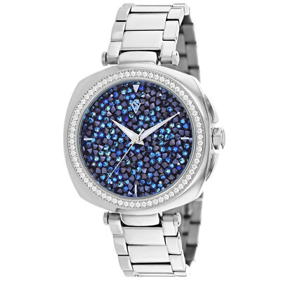 Pre-owned Christian Van Sant Women's Mirabella Blue Dial Watch - Cv0490