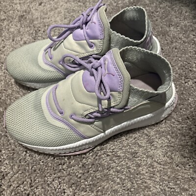 Puma Sneakers Kids Size 5y Lavender Gray