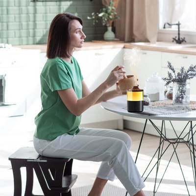 Colorful Volcano Automatic Humidifier Desktop Silent Home Fragrance Machine 