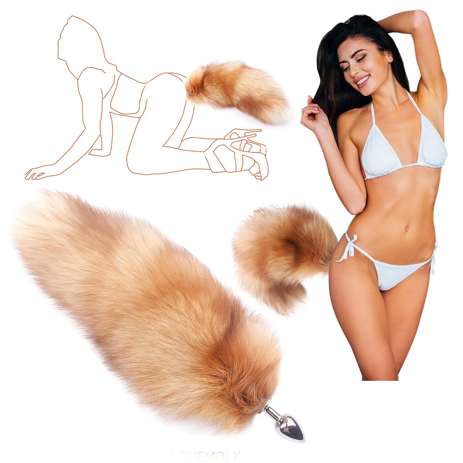 Women Fox Tail Female Couple