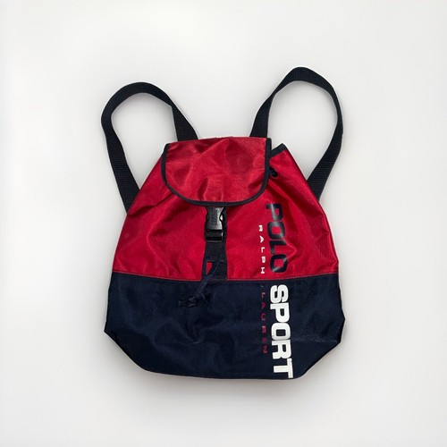 POLO SPORT デカロゴ ボストン ドラムバッグ　ビィンテージ　ネイビー 美品・90's ヴィンテージ○POLO SPORT○12M.YACHT CHALLENGE