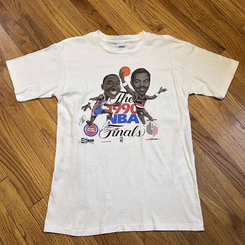 Vintage 1990 NBA Finals Pistons Blazers Isiah Thomas Clyde