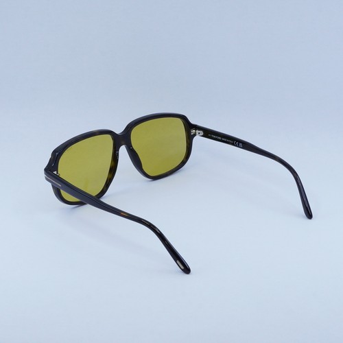 Pre-owned Tom Ford Ft1024 52e Dark Havana/yellow 59-14-145 Sunglasses