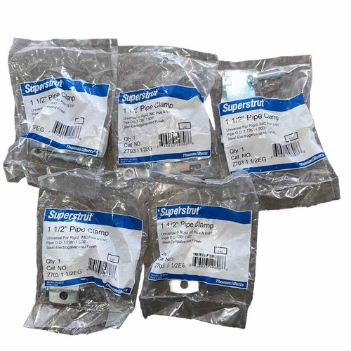 Superstrut 1-1/2 in. Universal Strut Pipe Clamp - Silver