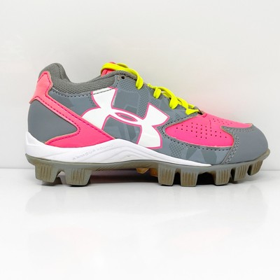 

Under Armour Girls Glyde RM 1265021-065 Серые бейсбольные бутсы Размер 12K, Серый, Glyde RM