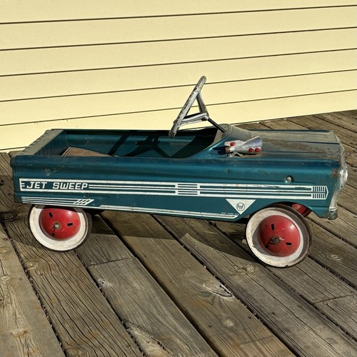 Vintage Rare 1960's AMF Blue Jet Sweep Pedal Car | eBay Vintage Rare 1960's AMF Blue Jet Sweep Pedal Car | eBay