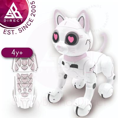 Lexibook KITTY01 Power Kitty Programmable Smart Robot Kitten with Light & Sound