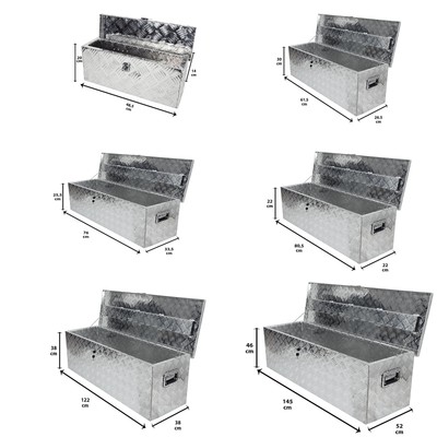 Grafner® Alu Transportbox Transportkiste Werkzeugkasten Box Kiste Koffer Neu