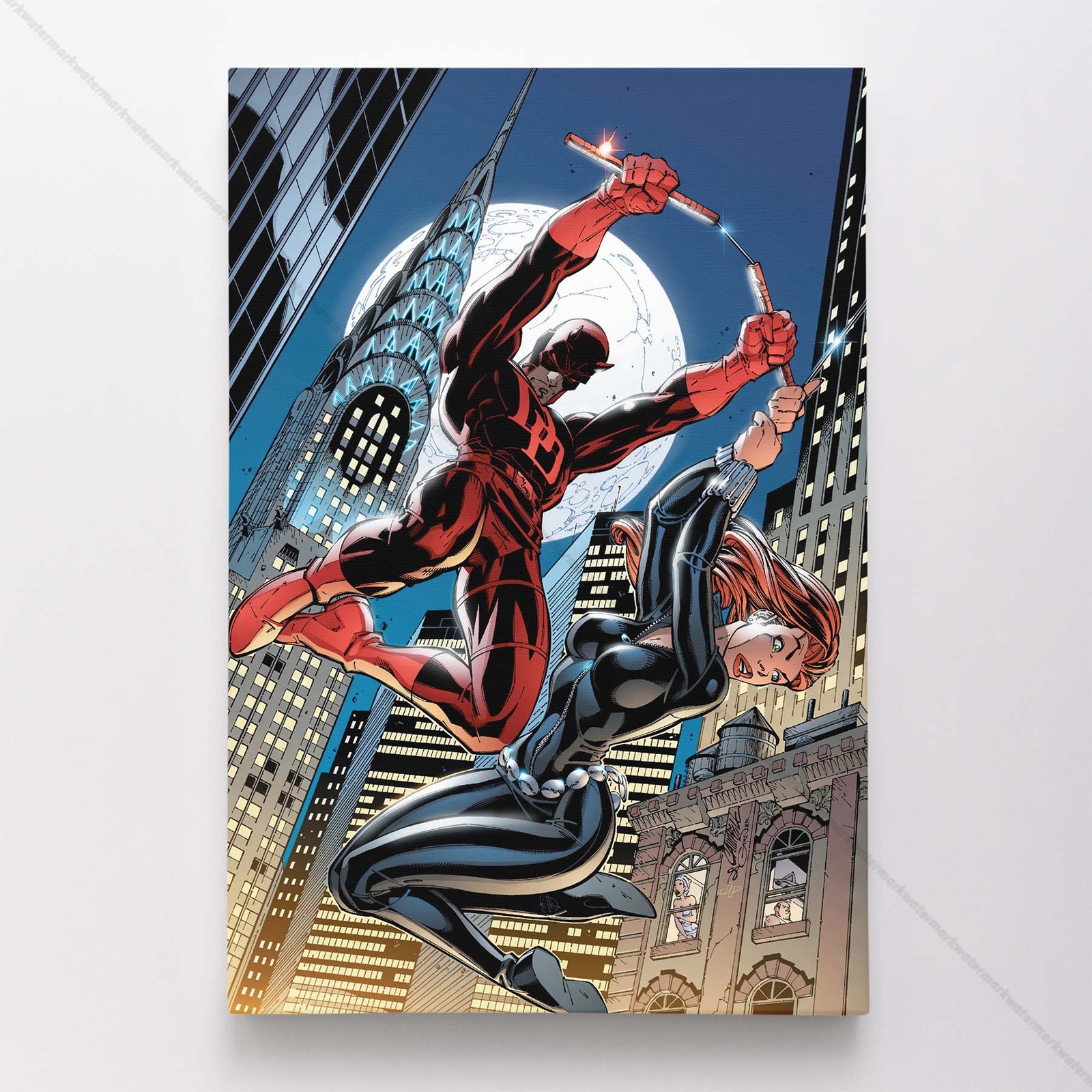 Daredevil Poster Canvas Textless Variant Vol 2 #2 Poster Canvas Comic Book Art P