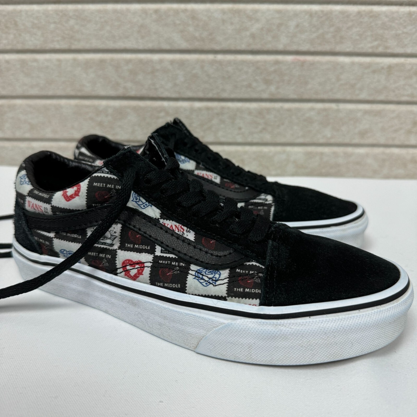 靴 VANS OLD SKOOL PATCHWORK 27cm Vans - Old Skool Patchwork Conference Call Suiting Grey