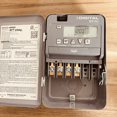 Intermatic DT101 24-H Digital Electronic Controls Programmable Time Switch
