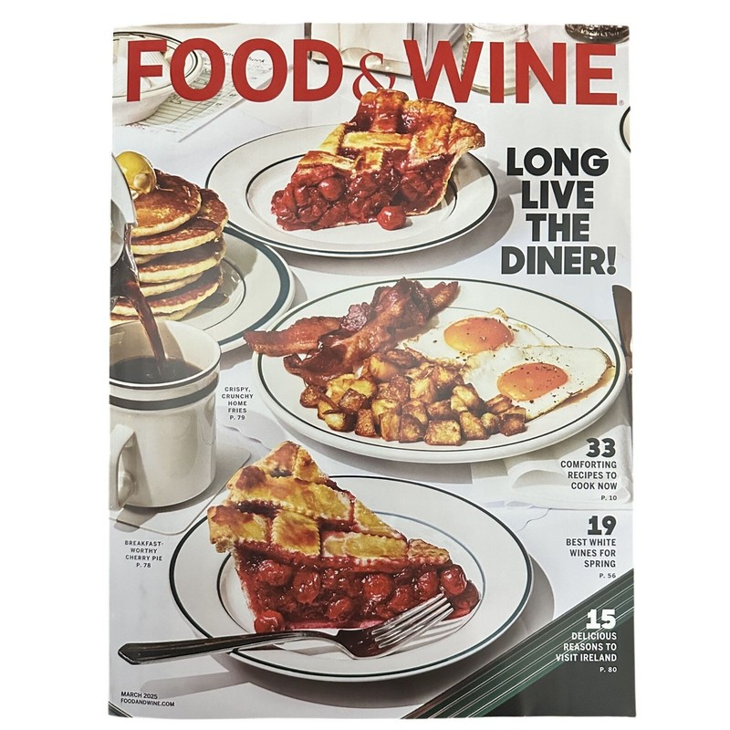 Food and Wine Magazine March 2025 Long Live the Diner