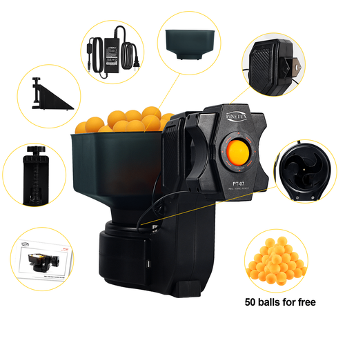 Table Tennis Robot Ping Pong Ball Automatic Machine For Training Exercise