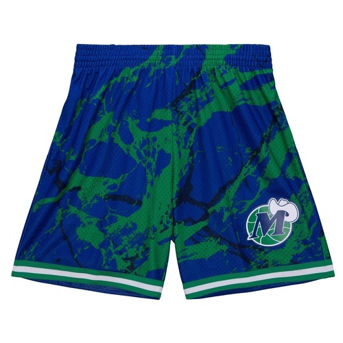 

ШОРТЫ MITCHELL - NESS NBA TEAM MARBLE SWINGMAN DALLAS MAVERICKS 1998, Синий