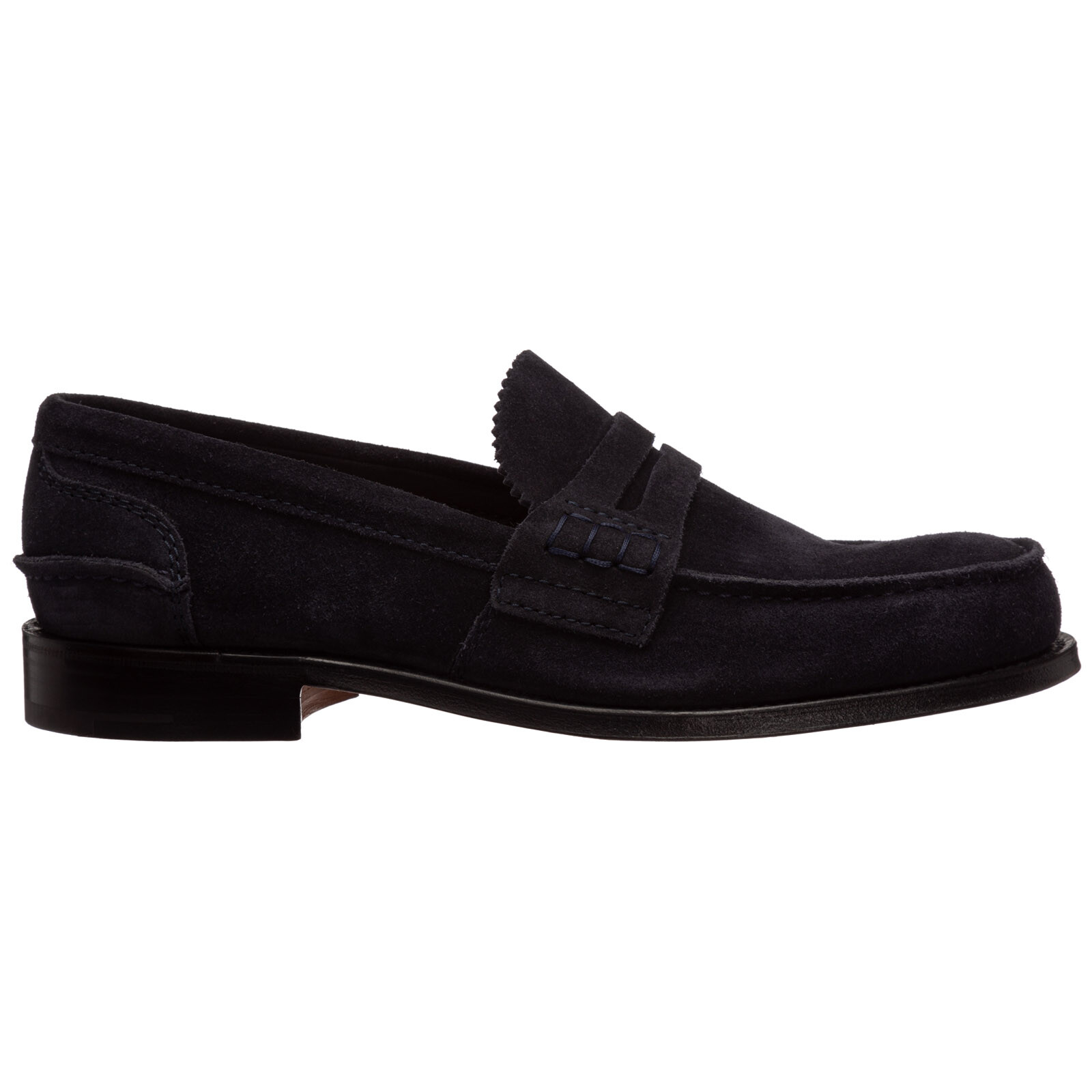 Church's moccasins men pembrey EDB003 9VE F0ABM Navy suede shoes loafer slipper
