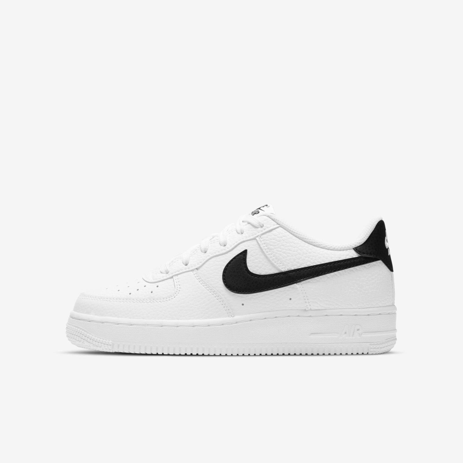 

Бело-черные кроссовки Nike Air Force 1 GS CT3839-100, White/black, Nike Air Force 1 GS