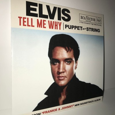 ELVIS PRESLEY, TELL ME WHY, UK (sleeve cover only)