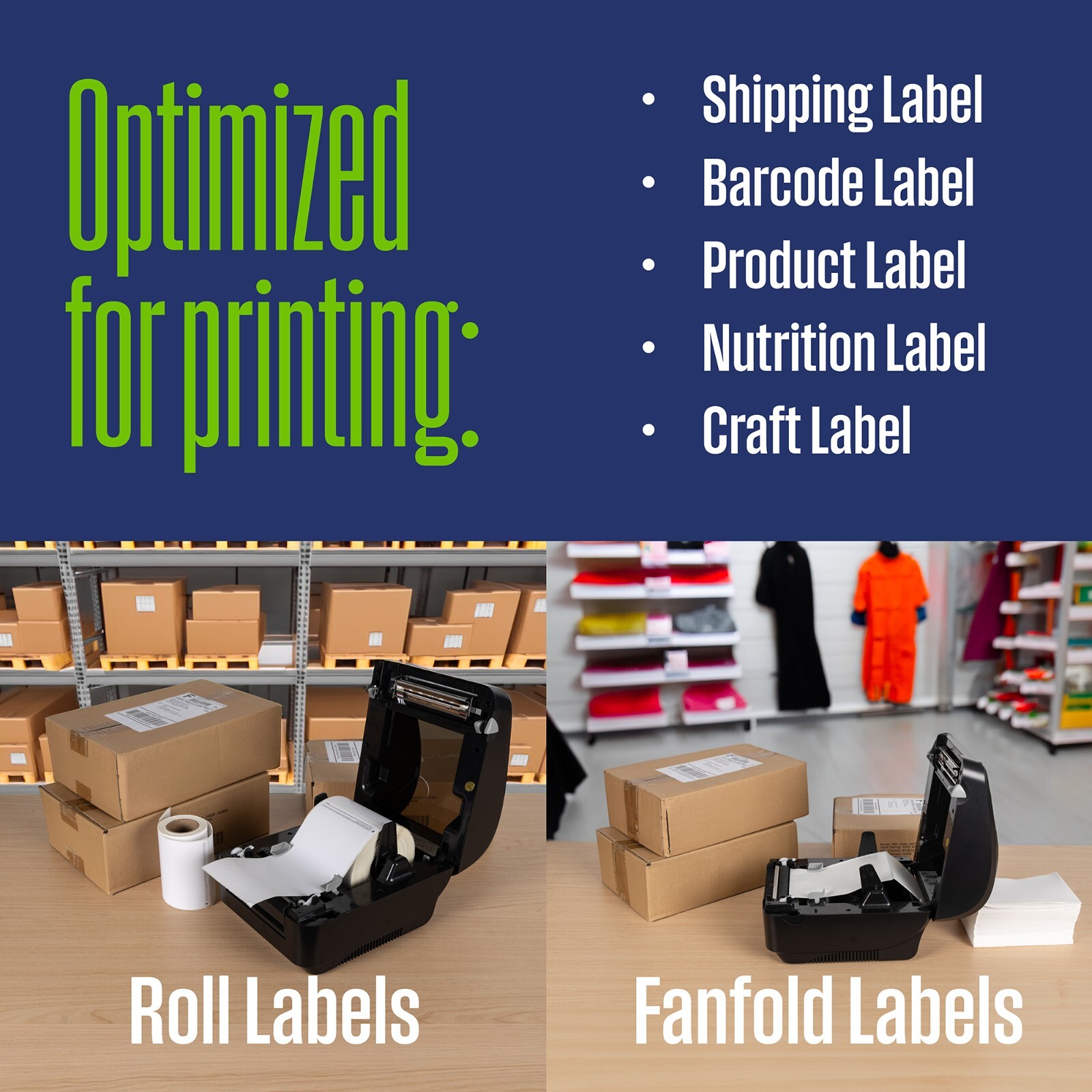 Westinghouse Direct Thermal Label Printer Open Box