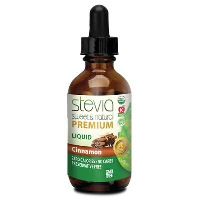 Stevia International Stevia Sweet & Natural Cinnamon 1 унция жидкость