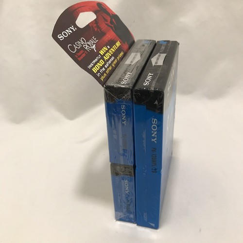 Lot Of 4 Sony 8MM Standard Grade 120 Minute Tapes