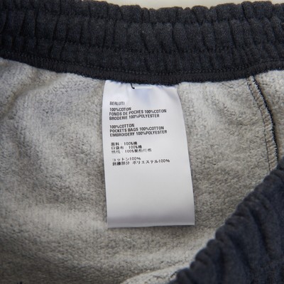 Pre-owned Berluti 1110$ Bestickte Scritto Jogginghose - Dunkelgrau, Fleece Baumwolle In Grau