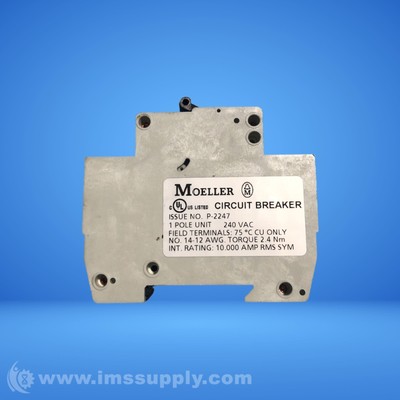Moeller Electric FAZ-C2-NA 1 Pole Circuit Breaker FNIP
