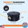 Hipa Speed Feed 400 Trimmer Head for Echo SRM225 GT225 PAS225 SRM210 SRM2100 SRM230 SRM250 PAS210 PAS230 PAS260 String Trimmer Replace 99944200907 Universal Trimmer Head