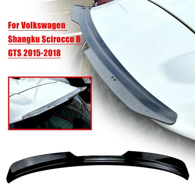ABS Car Rear Trunk Spoiler Lip Wing For Volkswagen Scirocco R GTS Max 2015-2018