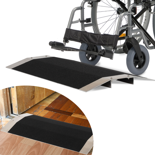 Rollstuhlrampe 50cm - Rutschfeste Schwellenrampe Bis 3500kg