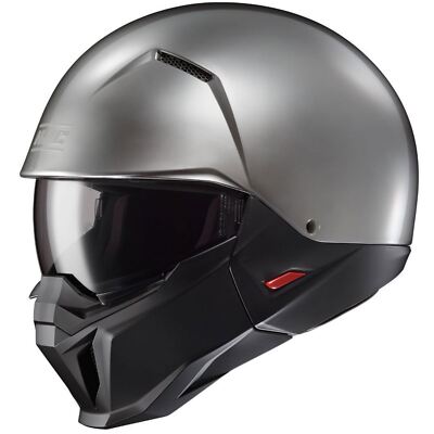 HJC i20 Open Face Helmet - Hyper Silver - 2XL 0820-0177-08