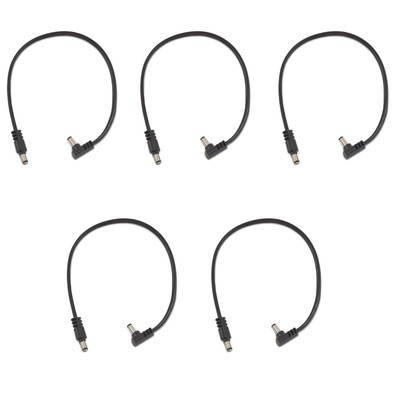 5-Pack of RockBoard Flat Power Cable, 5.5 x 2.1, 12