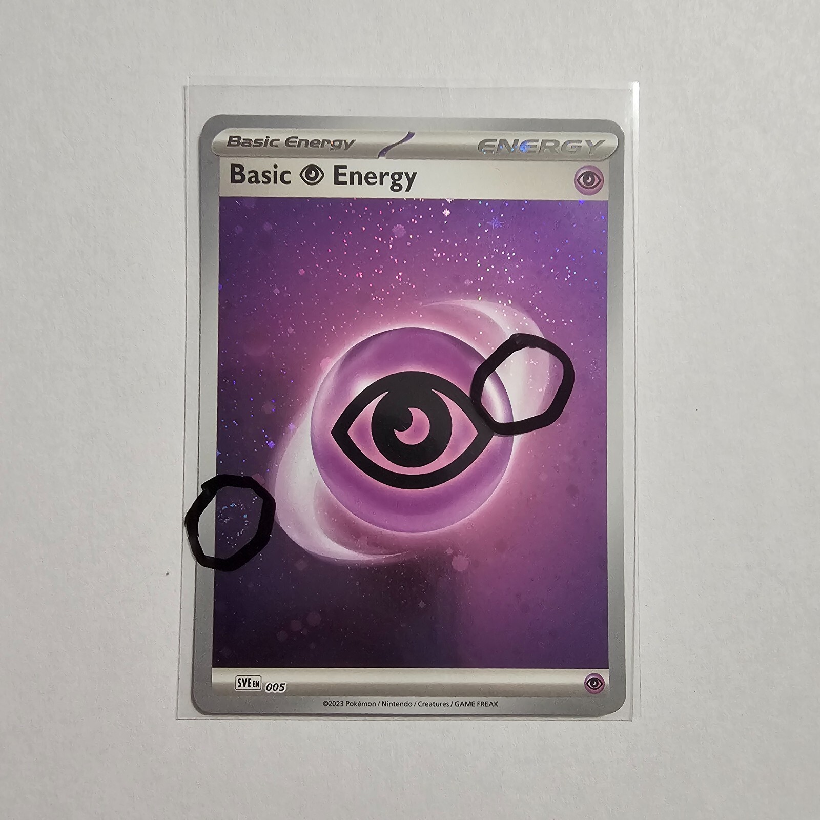 2 SWIRL 🌀 Basic Psychic Energy 005 Cosmos Holo Scarlet Violet 151