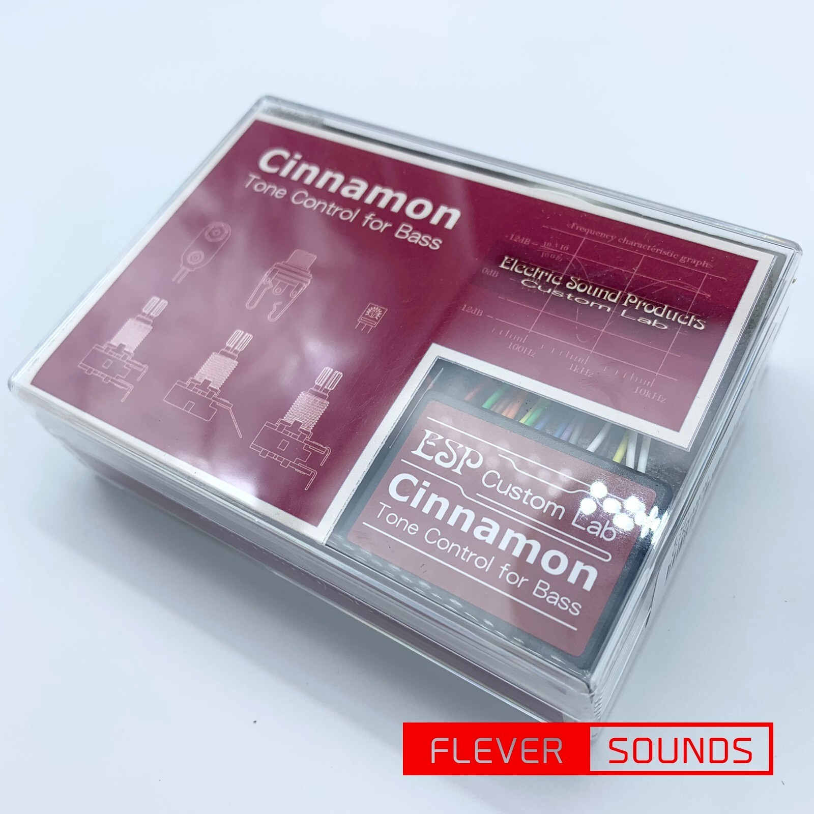ベース ESP CINNAMON ESP Japan Custom Lab -CINNAMON- 3BAND EQ ACTIVE CIRCUIT