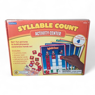 Lakeshore Learning SYLLABLE COUNT Activity Center NEW SEALED