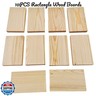 10PCS Rectangle Wood Boards Unfinished Wood Blocks for Crafting, 4x2.4x0.4in Blank Whittling Wooden Blocks for Wood Carving,Painting and Burning