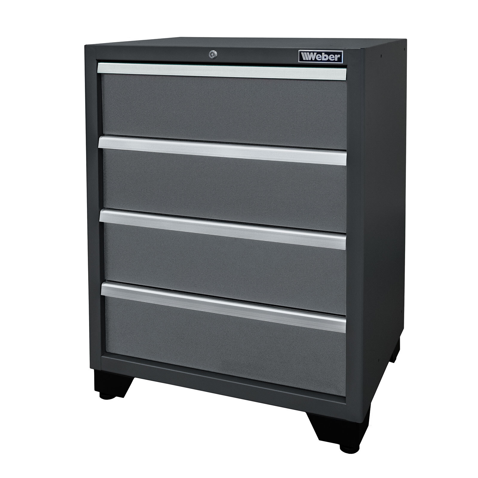 Weber Werkzeugschrank Werkstattschrank Serie 610 mit 4 Schubladen abschließbar