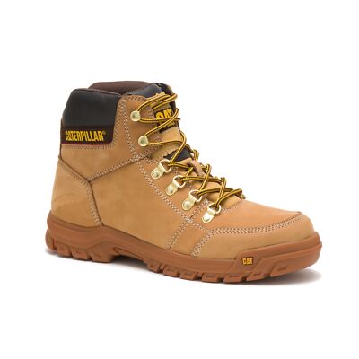 Caterpillar Men Outline Work Boot Work Boots Leather
