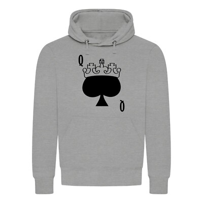 Pik Königin Kapuzenpullover - Karten Poker Skat Texas Holdem No Limit Flush