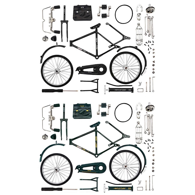 Model Alloy Bicycle Miniature Simulation Finger Bike Toy