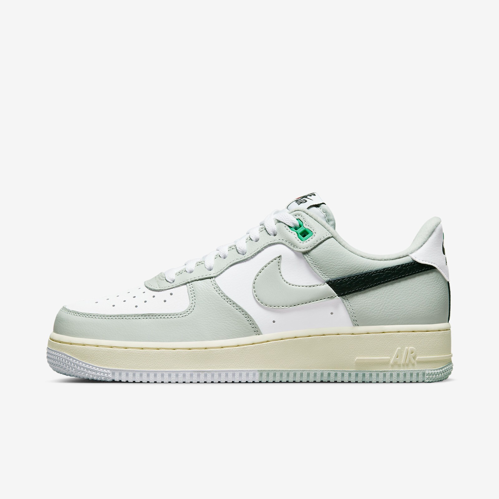 

Мужские кроссовки Nike Air Force 1 07 LV8 Light Silver Black DZ2522-001, Light silver/black/light silver/white, Nike Air Force 1