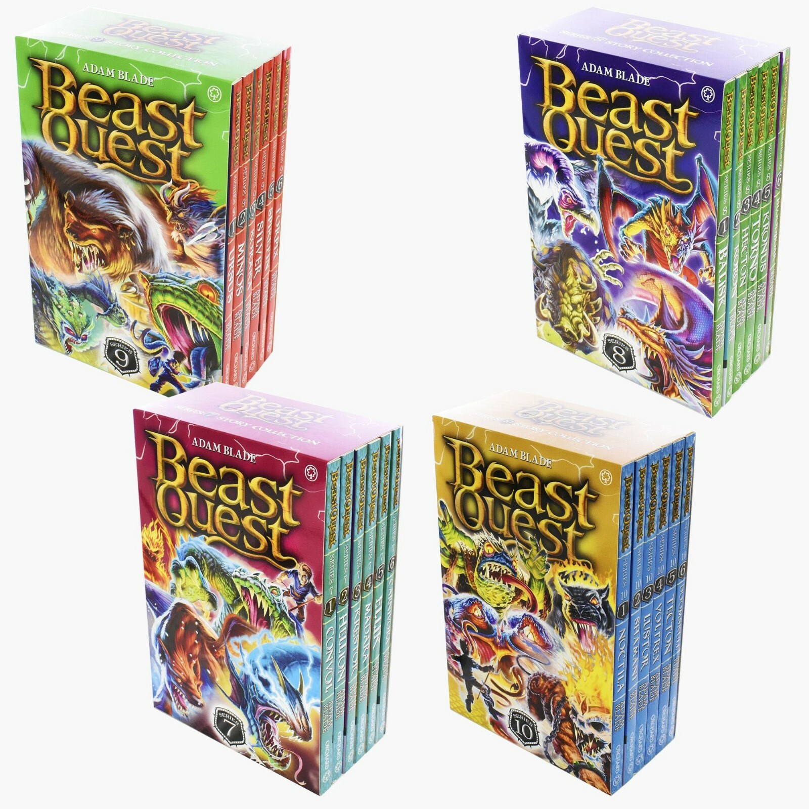 Beast Quest (Series7To10) 24 Books Children Box Set ...