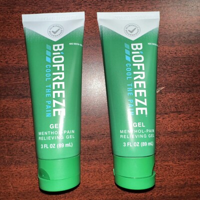 2packs Biofreeze Pain Relief Gel - (3oz X2) Exp 5/2027