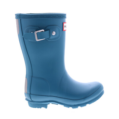 

Синие резиновые сапоги Hunter Little Kids Original Boot KFT5000RMA-OAU для мальчиков и девочек, Синий, Hunter Original