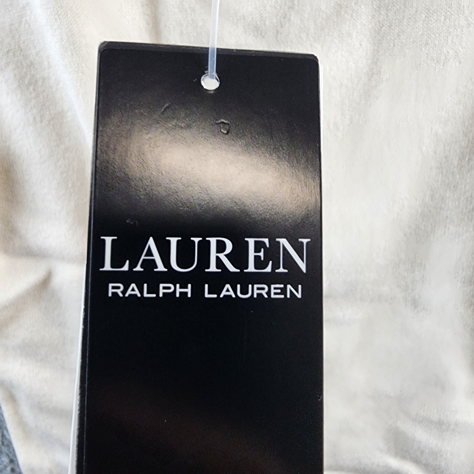 Lauren Ralph Lauren Turtleneck Cashmere Shell Top Womens S Winter Cream Pullover - Picture 9 of 13