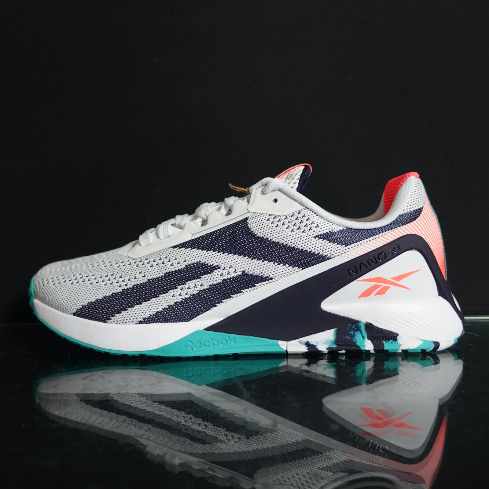 

Мужские кроссовки Reebok Nano X1 Athletic CrossFit Sneaker White Trainers #680, Белый, Reebok Nano X1