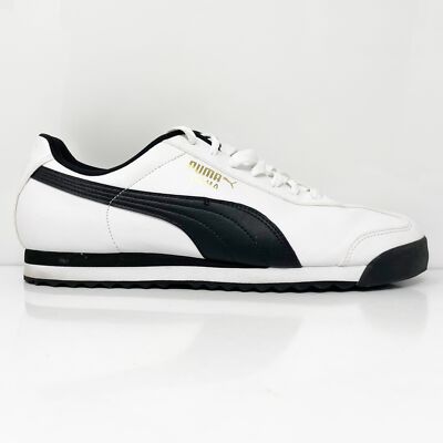 

Puma Mens Roma Basic 353572 04 Белая повседневная обувь Кроссовки Размер 11, Белый, Roma Basic