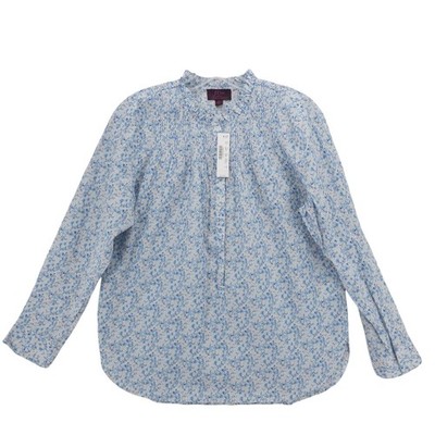 NWT J. CREW Cotton Poplin Popover Shirt Liberty Misti Valeria Floral SMALL