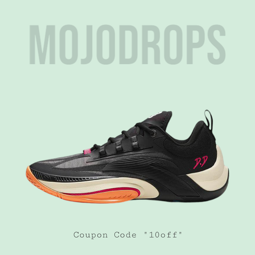 ANTA Instant ZAP3「ダークナイト」US9.5 Men）Donte DiVincenzo x Anta Instant ZAP 3 - Black Warrior