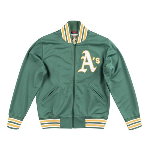 

ТРЕНИРОВОЧНАЯ КУРТКА MITCHELL - NESS MLB OAKLAND ATHLETICS 91, Dark green